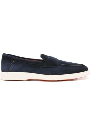 santoni Mocasines de gamuza