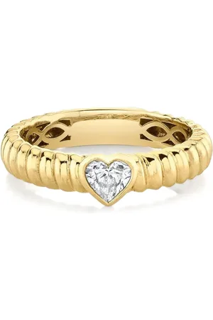 Anita Anillo Zoe en oro amarillo de 18kt con diamantes