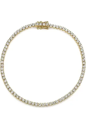Anita Pulsera Hepburn en oro amarillo de 18kt con diamantes