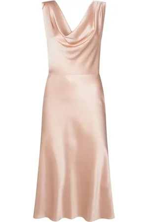 BLUMARINE Vestido midi de satén
