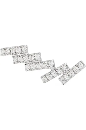 GOLD Arete Skyline Crawler en oro blanco de 18kt con diamante