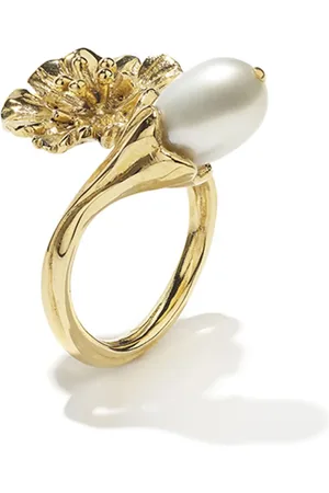 Goossens Anillo Fleur de Pavot con perla
