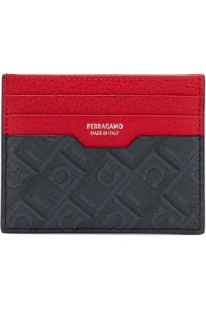 Salvatore Ferragamo Tarjetero con estampado Gancini