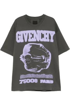 Givenchy Playera con logo estampado y efecto de pintura en espray