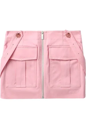 OFF-WHITE Falda corta estilo cargo