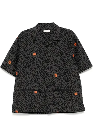 UNDERCOVER Camisa con estampado de leopardo