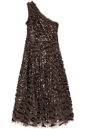 Needle & Thread Vestido con hombro descubierto