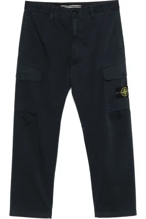 Stone Island Pantalones con distintivo Compass