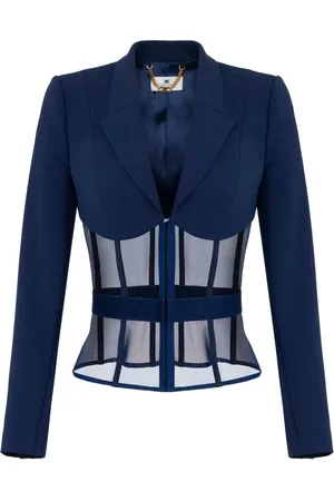 Elisabetta Franchi Blazer de tul