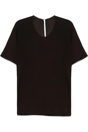 UNDER CONSTRUCTION Playera con bordes sin rematar