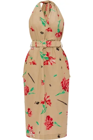 Moschino Vestido con motivo floral