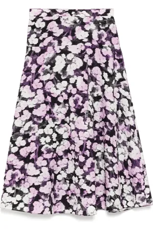 Erdem Falda con estampado gráfico