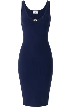 Elisabetta Franchi Vestido tejido de tul