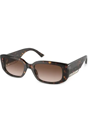 Bvlgari Lentes de sol con armazón rectangular