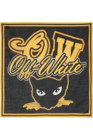 OFF-WHITE Mascada con logo estampado