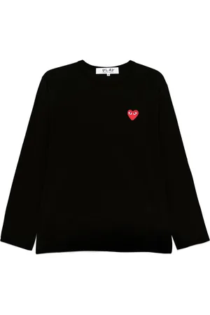 Comme des Garçons Playera con parche de corazón