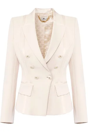 Elisabetta Franchi Blazer de crepé satinado