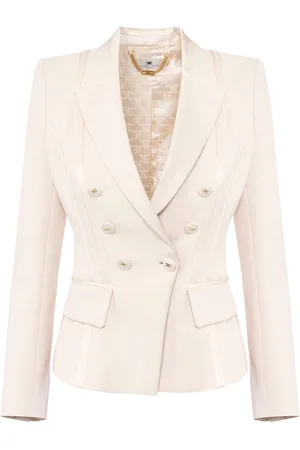 Elisabetta Franchi Blazer de crepé satinado