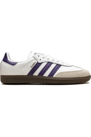 adidas Tenis Samba ADV "Cloud White/Collegiate Purple/Gold Metallic"