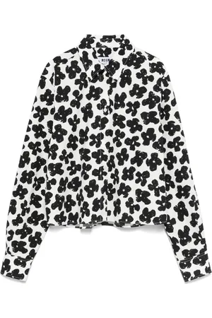 Msgm Camisa con estampado floral