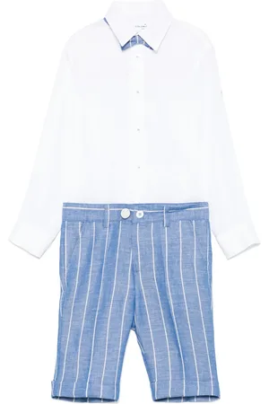 COLORICHIARI Set de shorts con motivo de rayas