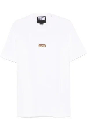 VERSACE Playera con placa del logo