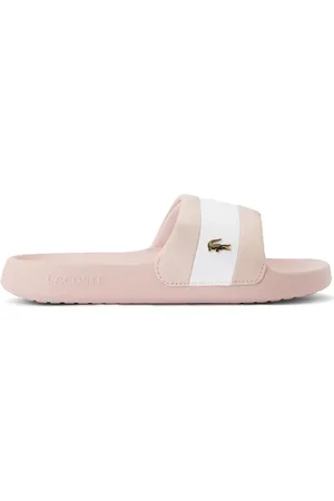 Lacoste Flip flops con detalle de rayas