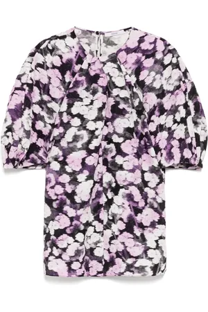 Erdem Top con estampado de grafiti