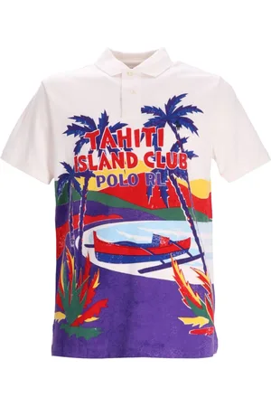 Ralph Lauren Playera tipo polo con estampado gráfico