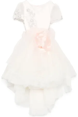 MONNALISA Vestido bordado con lentejuelas