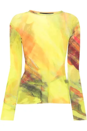 Paula Canovas Del Vas Top con estampado abstracto