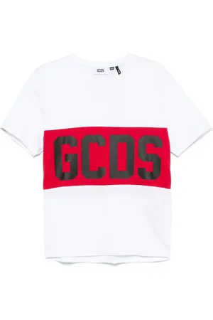 GCDS Playera con banda del logo