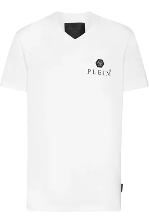 Philipp Plein Playera con placa del logo