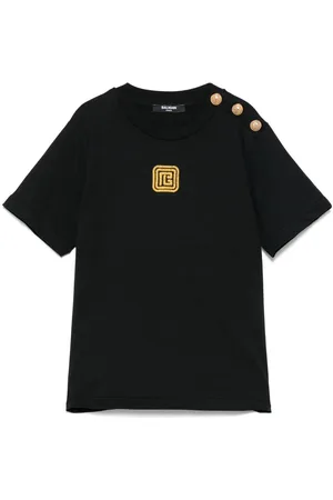 Balmain Playera con logo bordado