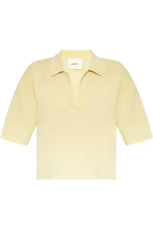 Lisa Yang Playera tipo polo de cachemira