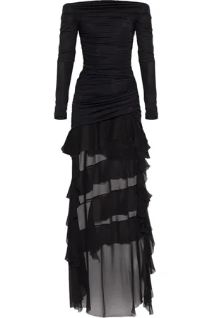 BLUMARINE Vestido corto con hombros descubiertos