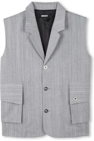 DKNY Chaleco con hilos metalizados