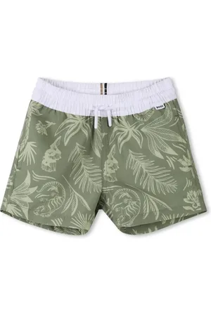 HUGO BOSS Shorts de playa con estampado floral