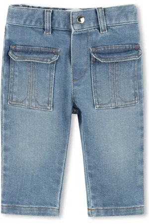 Chloé Jeans con bolsillos de parche