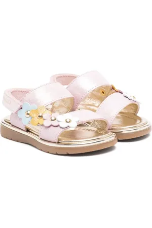 MONNALISA Sandalias con apliques de flor