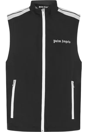 Palm Angels Chaleco con logo estampado