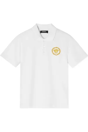 VERSACE Playera tipo polo manga corta