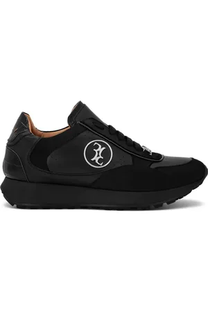 BILLIONAIRE Tenis con panel de efecto de piel de cocodrilo