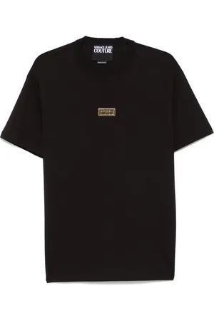 VERSACE Playera con placa del logo