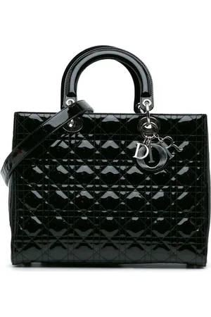 Dior Bolsa satchel Large Patent Cannage Lady Dior 2016