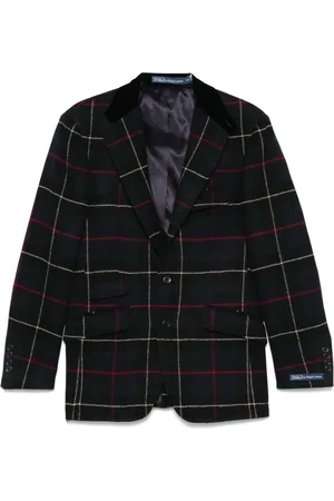 Ralph Lauren Blazer con motivo de cuadros tartán
