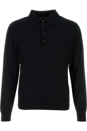 Tom Ford Playera tipo polo con manga larga
