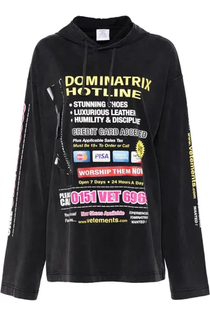 Vetements Hoodie con estampado gráfico