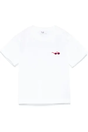Il gufo Playera con lentes de sol bordadas