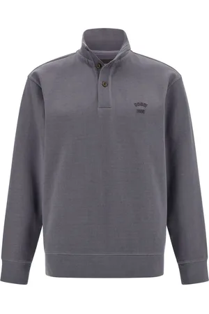 Boggi Milano Sudadera con cuello de playera tipo polo